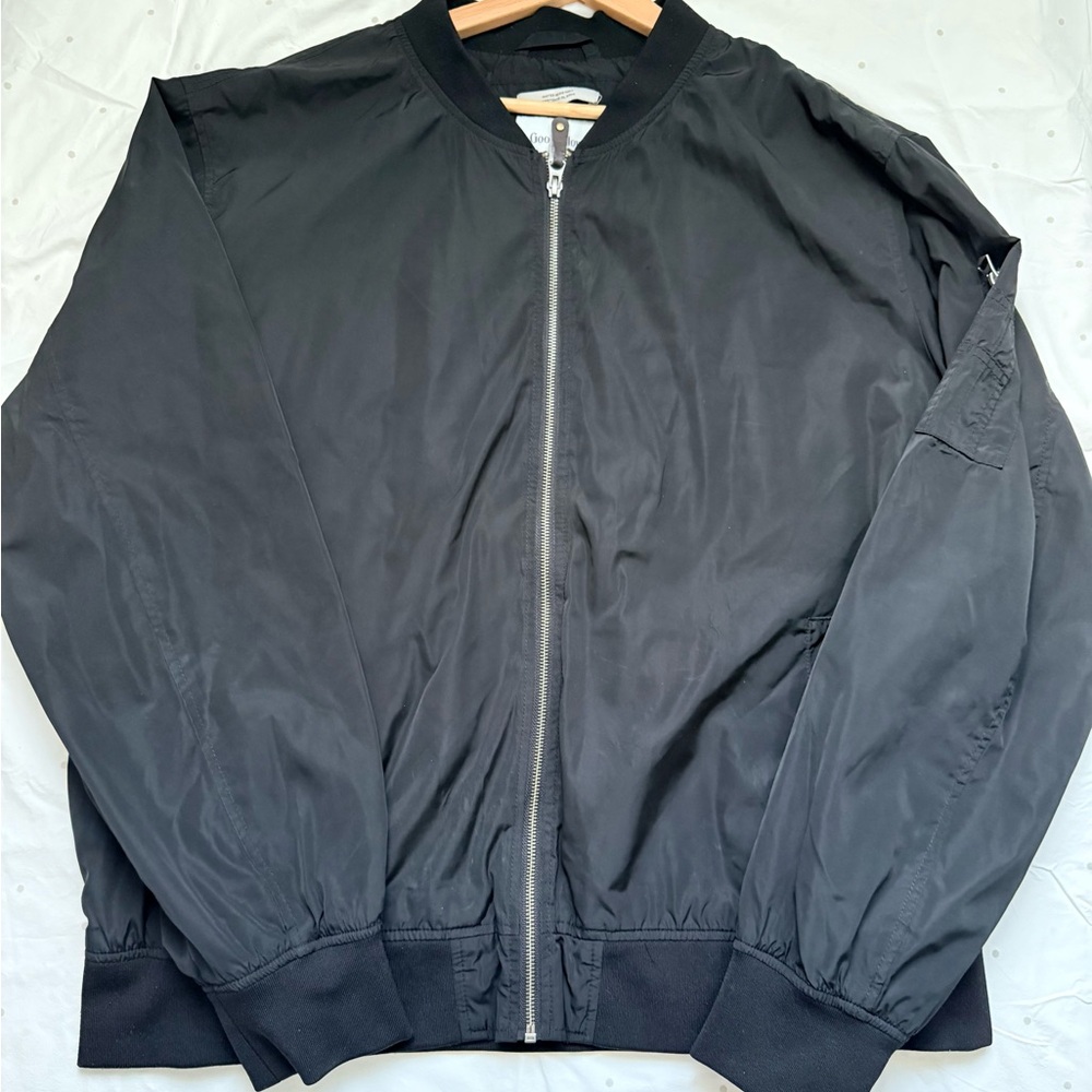 Goodfellow & Co Classic Black Bomber Jacket